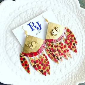 RJ Polka Dot Dangle Earrings