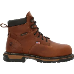 'Rocky' Men's 6" Ironclad MetGuard EH WP Steel Toe - Brown