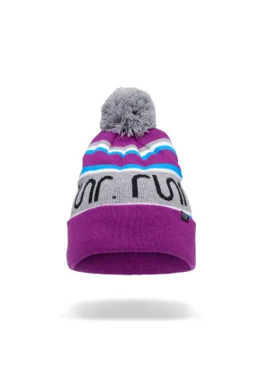 Runr Nordic Bobble Hat - Magenta