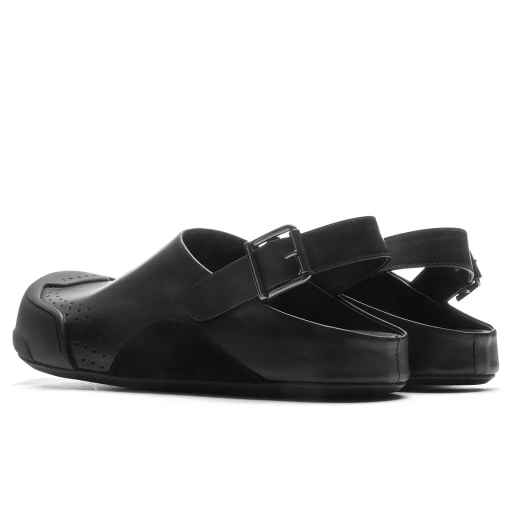 Sabot Sandals - Black