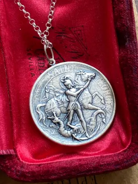 Saint George Medal Necklace