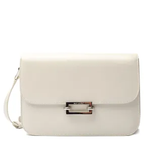 Saint Laurent Le Mailon Leather White Satchel