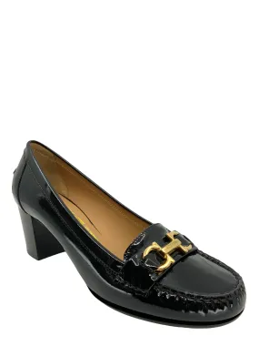 Salvatore Ferragamo Gancini Leather Loafer Pump Size 8.5 NEW