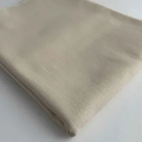 Sanded Organic Cotton 8oz Twill in Ecru