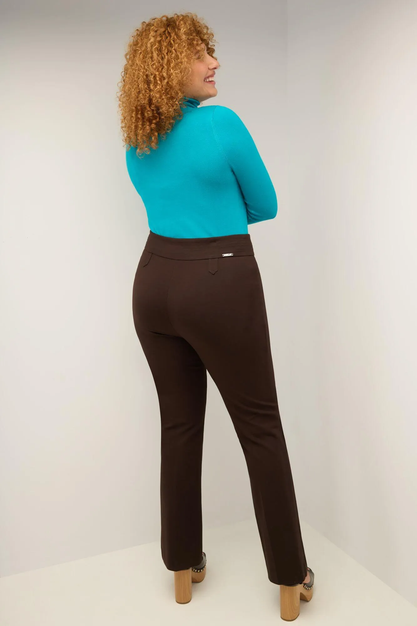 Secret Figure Curvy Bootcut Pants with Tummy Control