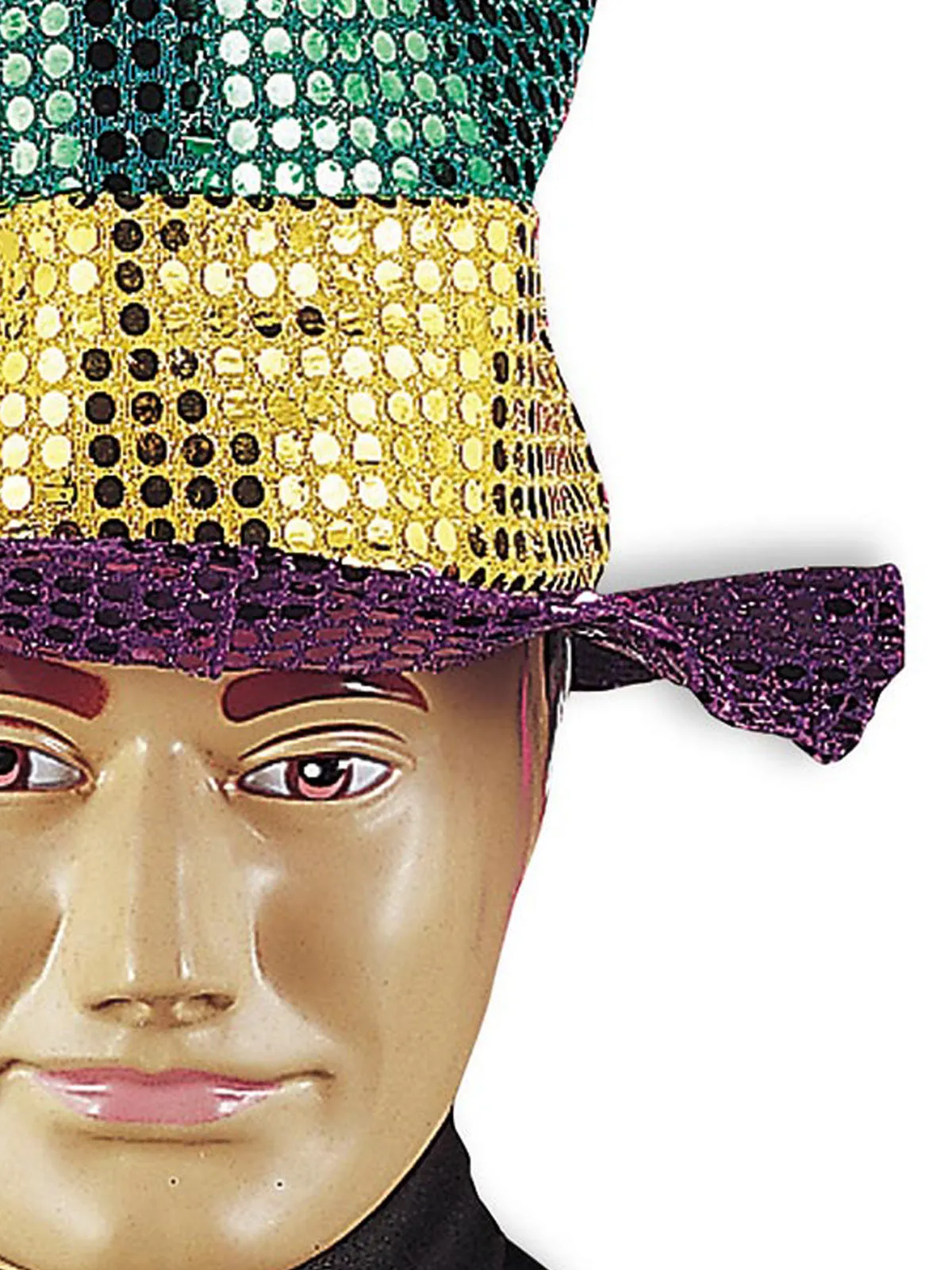 Sequin Stove Pipe Hat for Adults