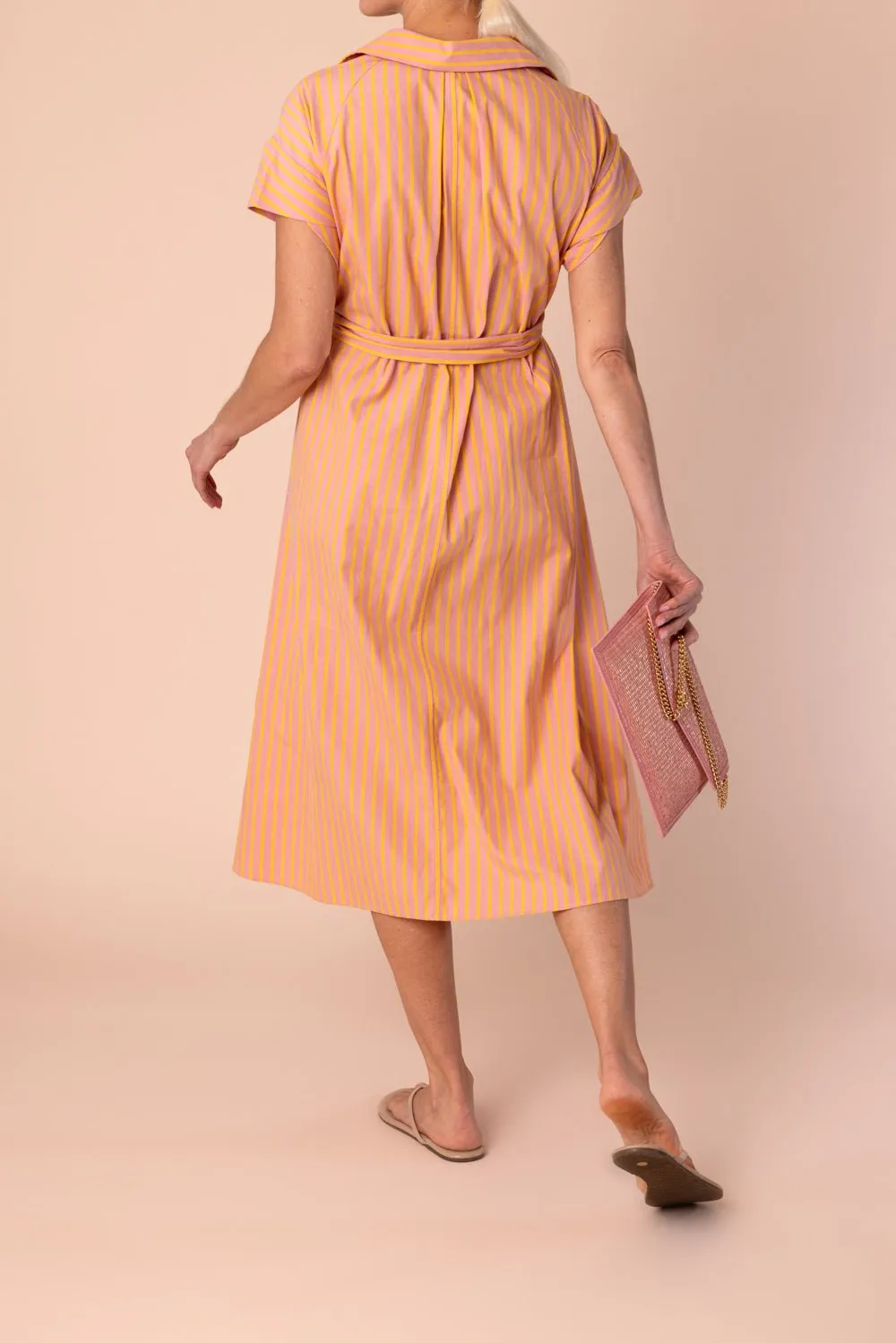 Short Sleeve Midi Dress