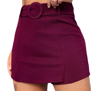 Shorts Saia Feminino Com Cinto - Anara