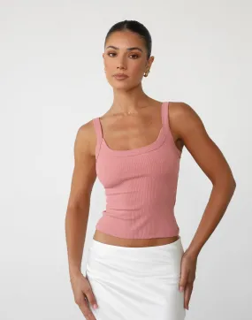 Skyler Tank Top (Dusty Pink)