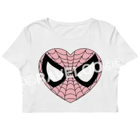 Spider Man Crop Top, baby tee, y2k style