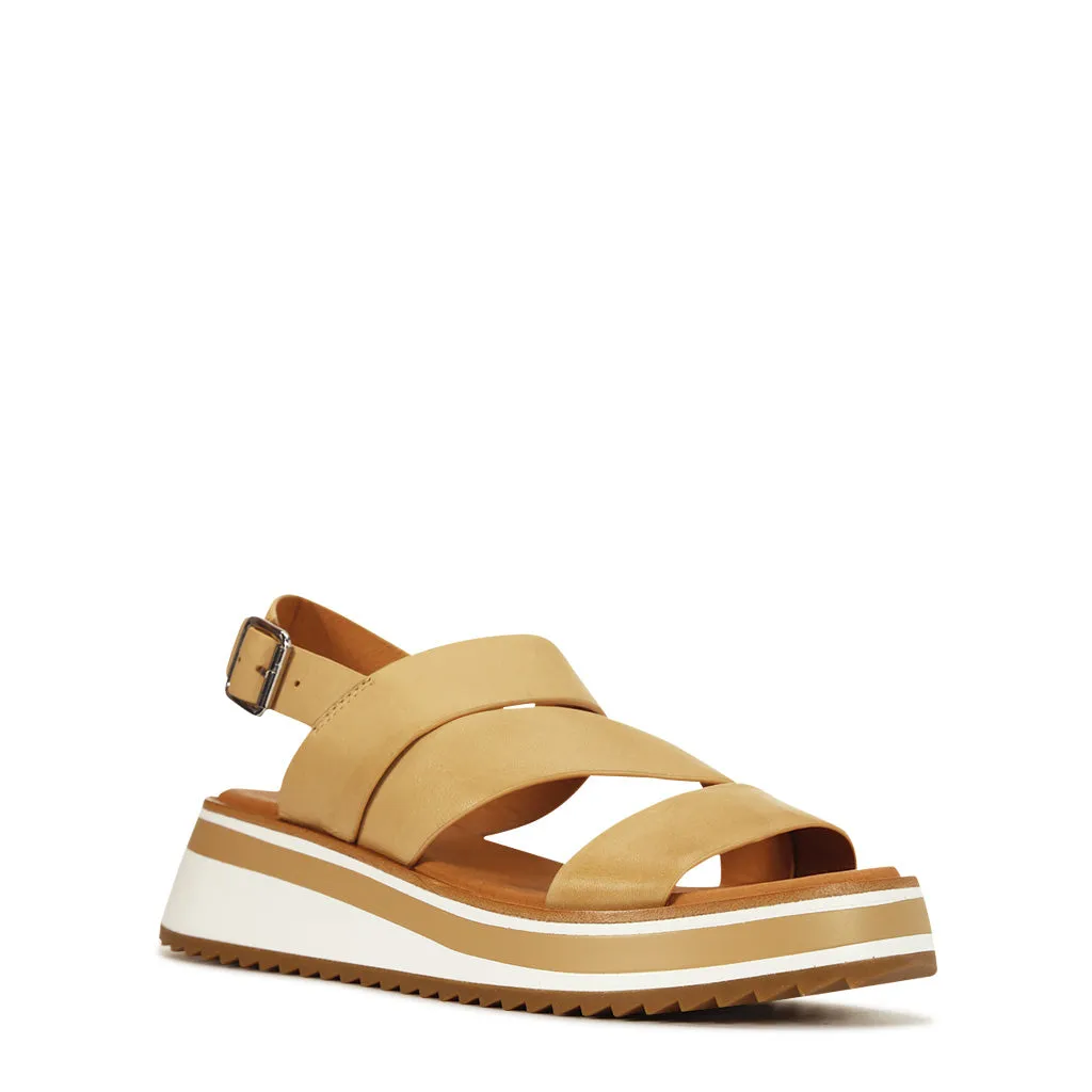 Sports Leather Sling Back Sandals