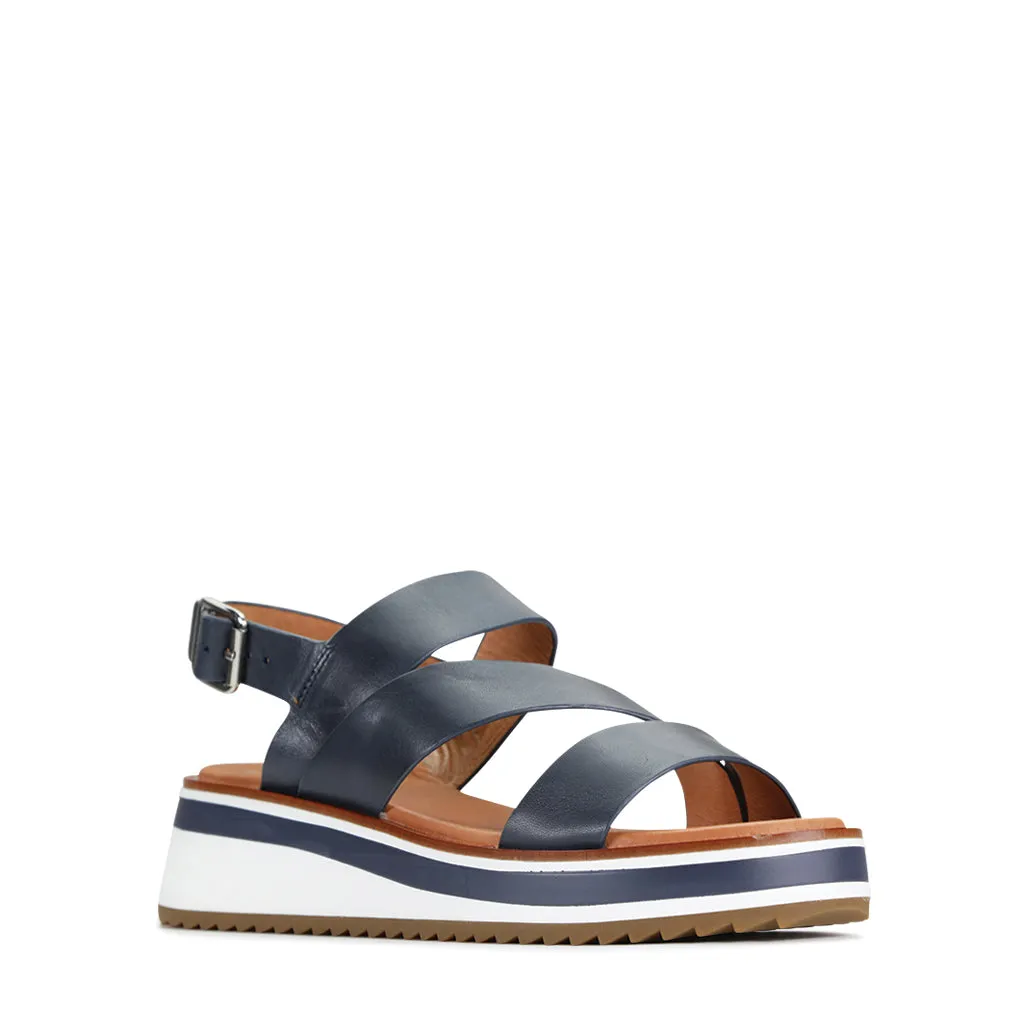 Sports Leather Sling Back Sandals