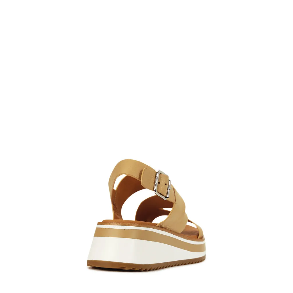 Sports Leather Sling Back Sandals