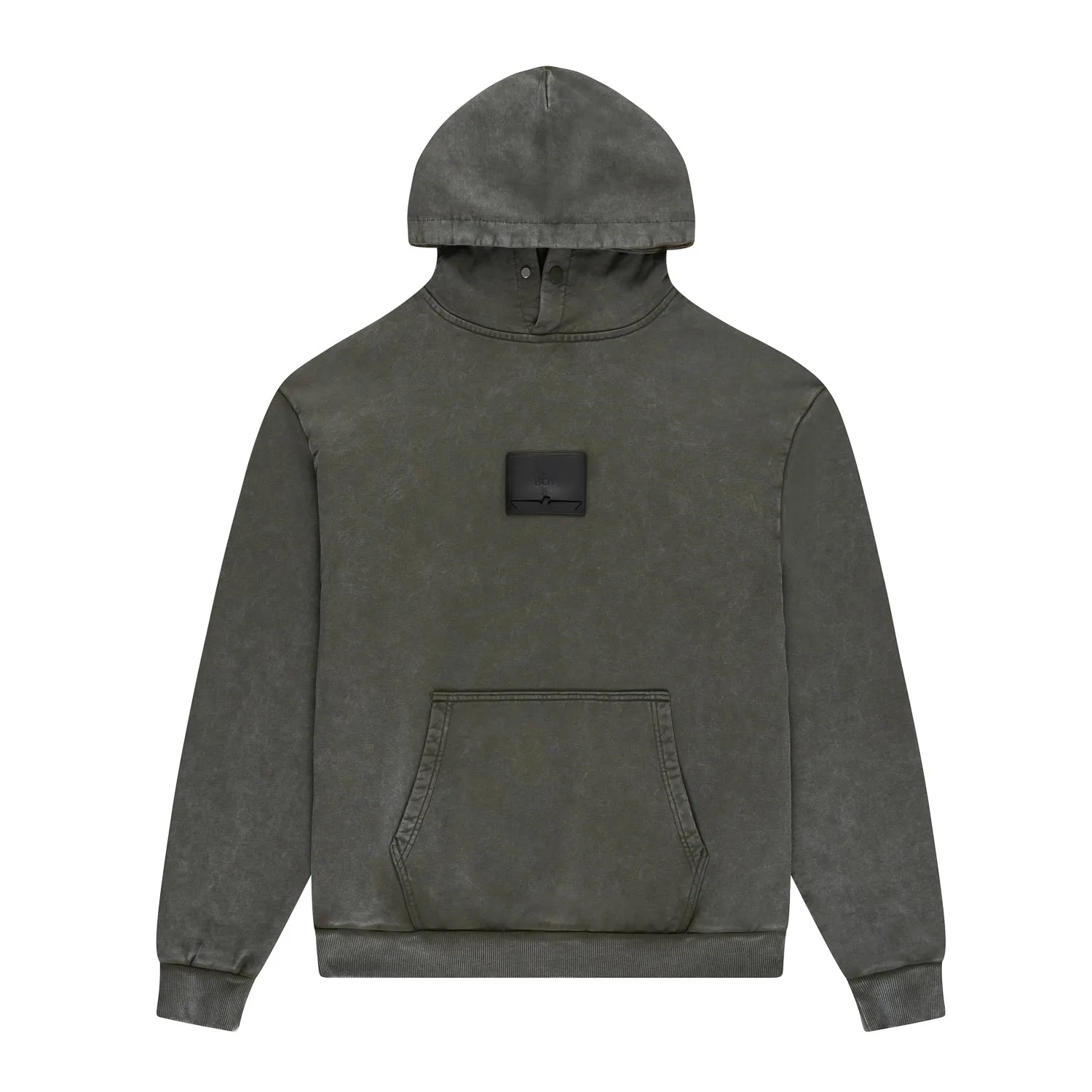 SPRAY PAINT EAGLE HOODIE - KHAKI