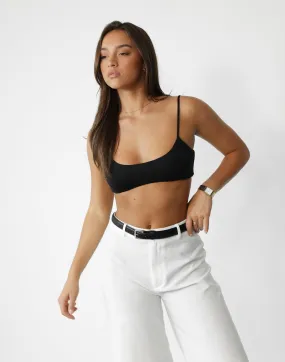 Stamina Crop Top (Black)