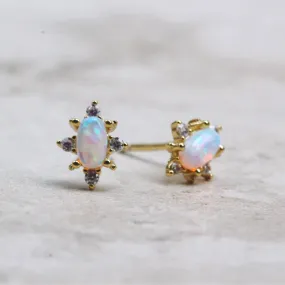 Starburst Opal Earrings