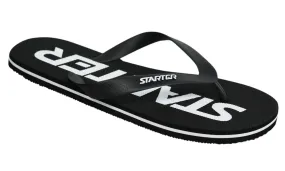 Starter Phoenix Mens Flip Flops Slip On Thong Sandals CPE00022 BLACK Y30B