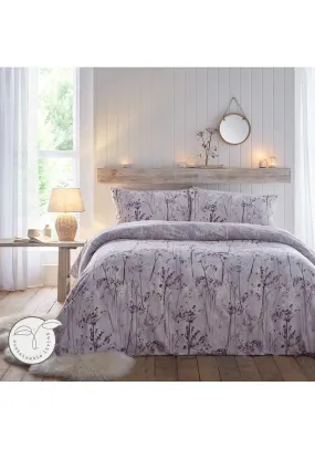 Stems Duvet Cover Set - Lilac