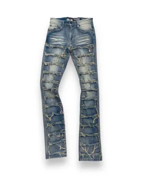 Stretchy Stacked Denim Jean