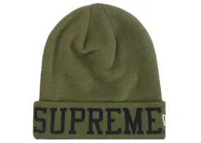 Supreme New Era Varsity Beanie Olive