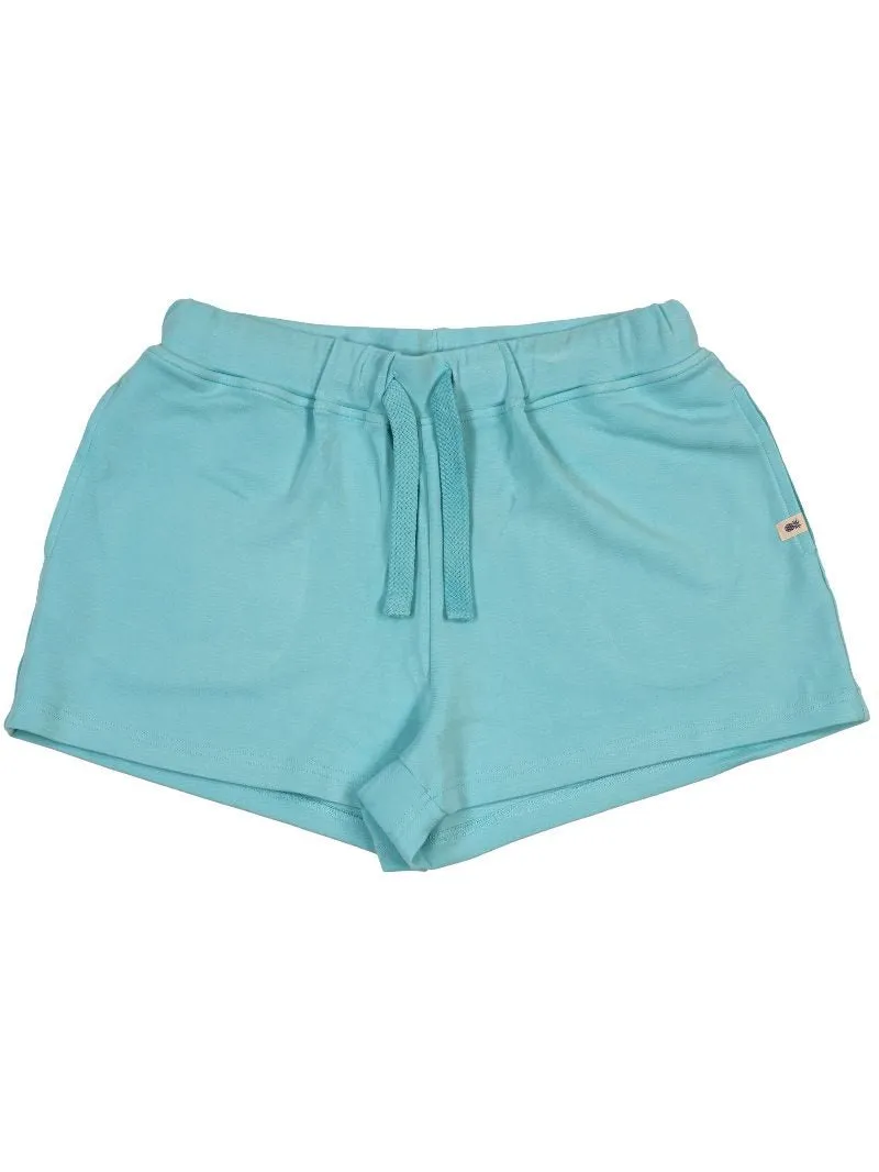 Simply Southern Seafoam Serenity Solid Shorts - Coastal Comfort with Tropical Detail