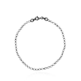 Sylvia Black Bracelet, Ruthenium