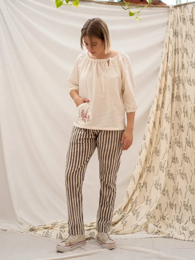 Tailored Pants - Kashish Stripe