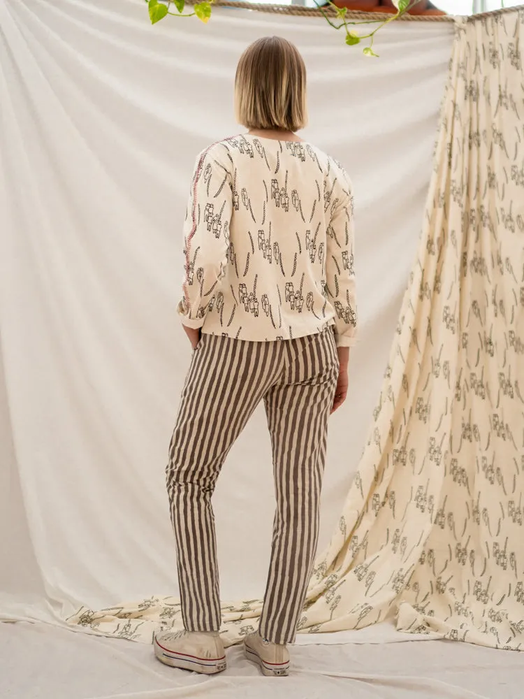 Tailored Pants - Kashish Stripe