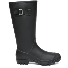 Tall Sheepskin Insole Gumboots Rain Boots