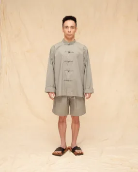 Tang Suit Pendek (Grey Cotton)