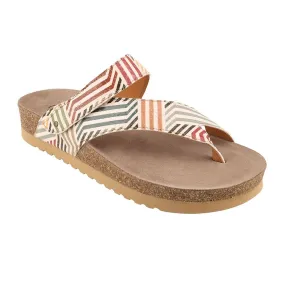 Taos Lola Thong Sandal (Women) - Geometric Multi