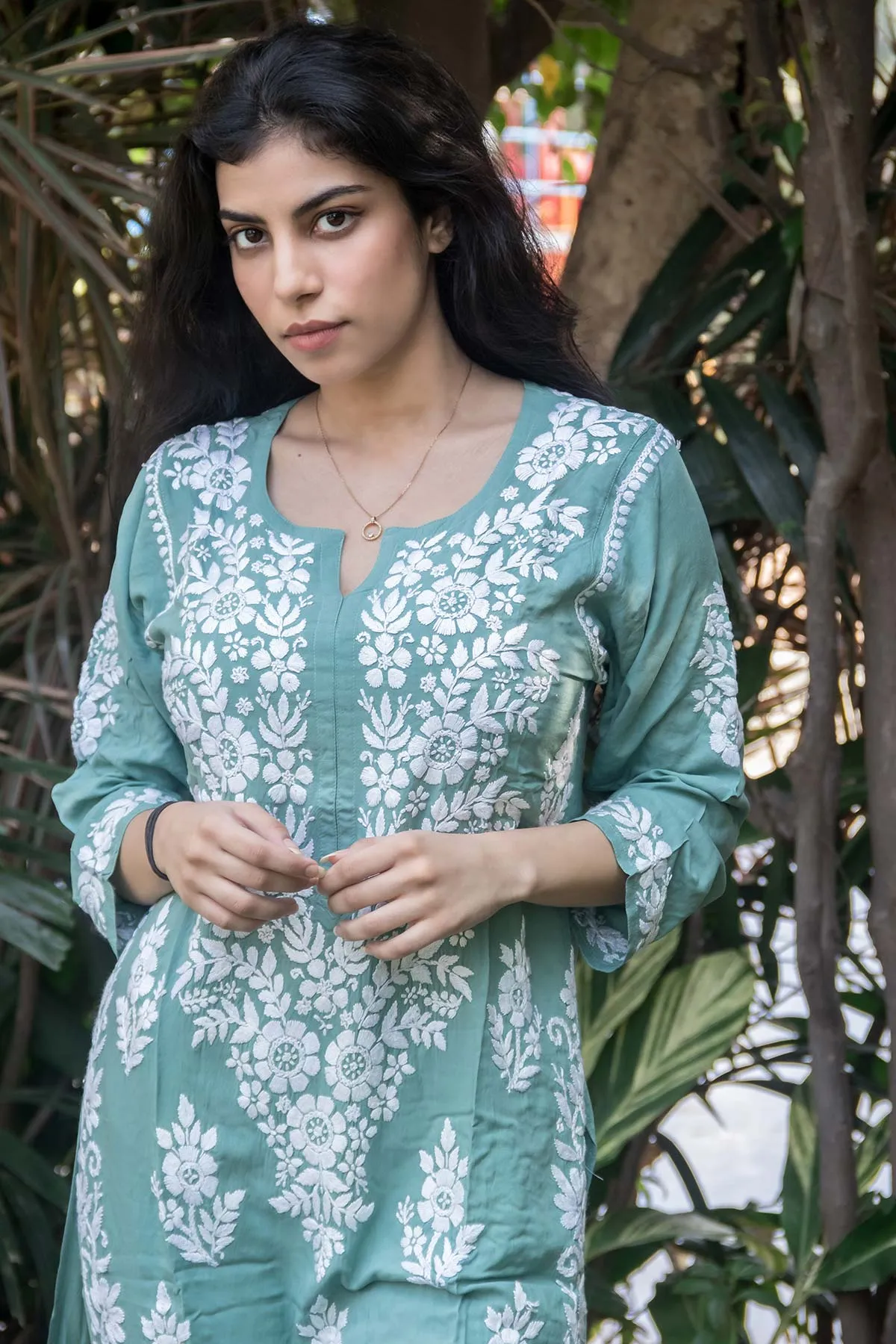 Tarana Premium Chikankari Kurti Pallazo Set