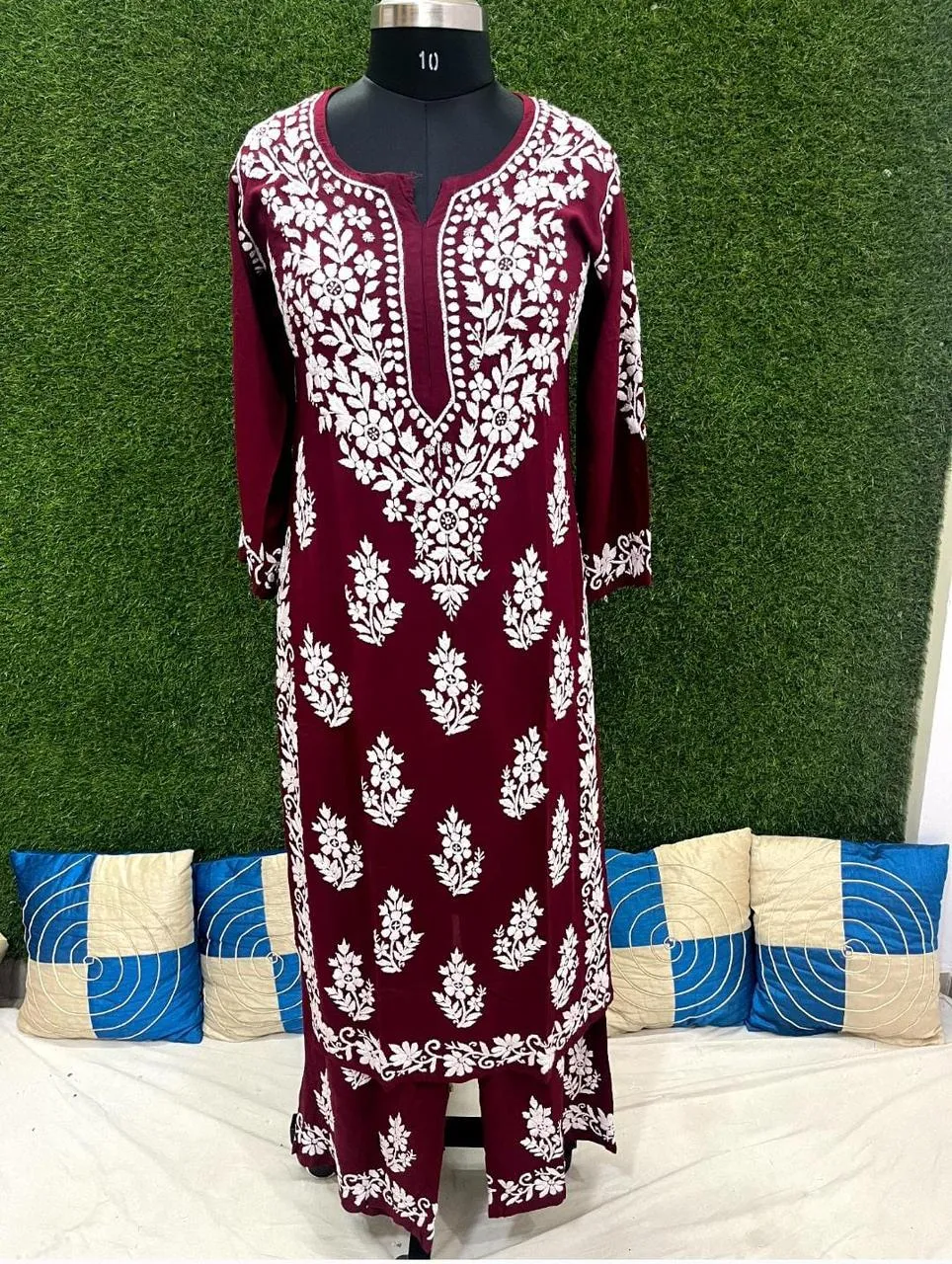 Tarana Premium Chikankari Kurti Pallazo Set