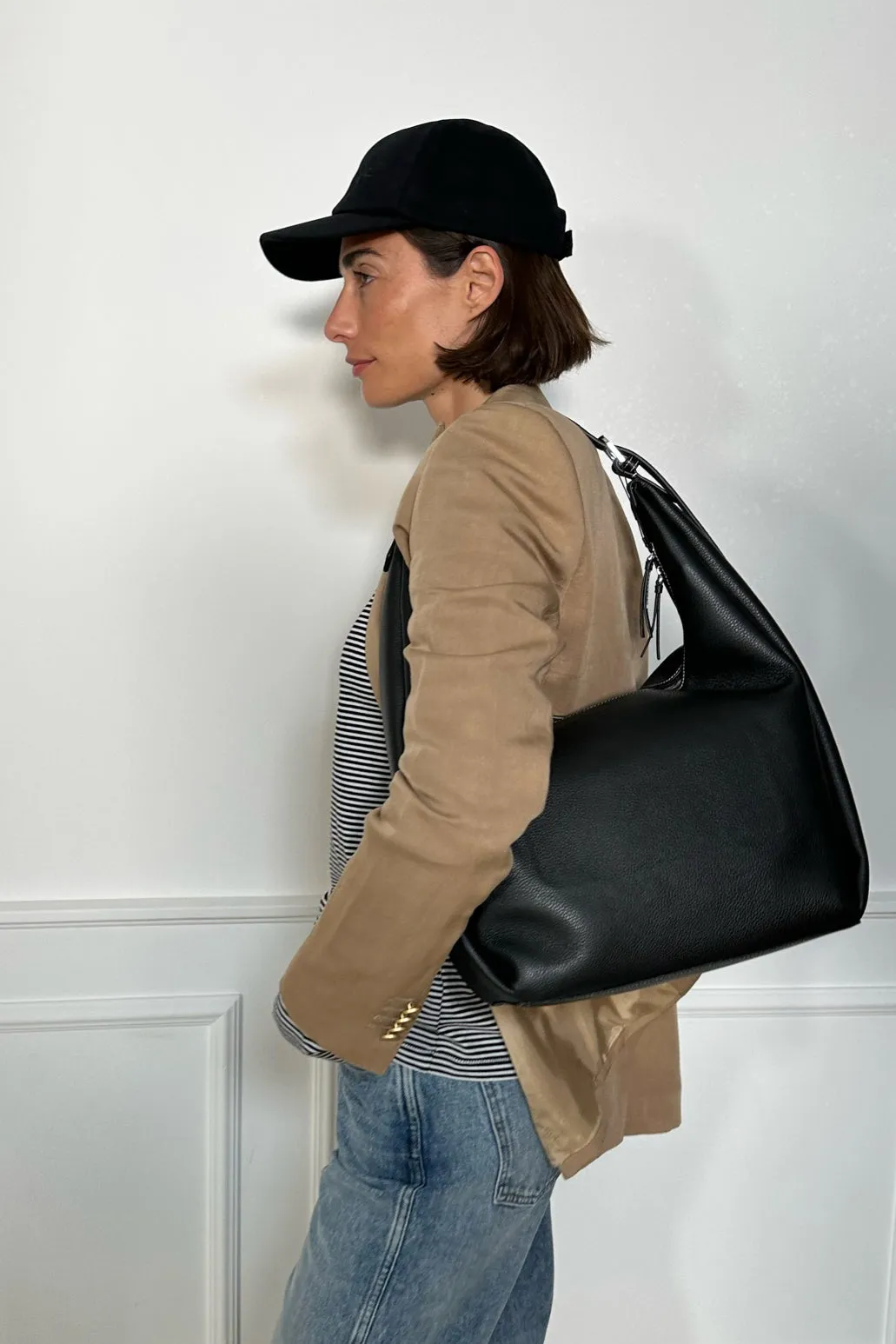 Tasche Belt Hobo in Schwarz