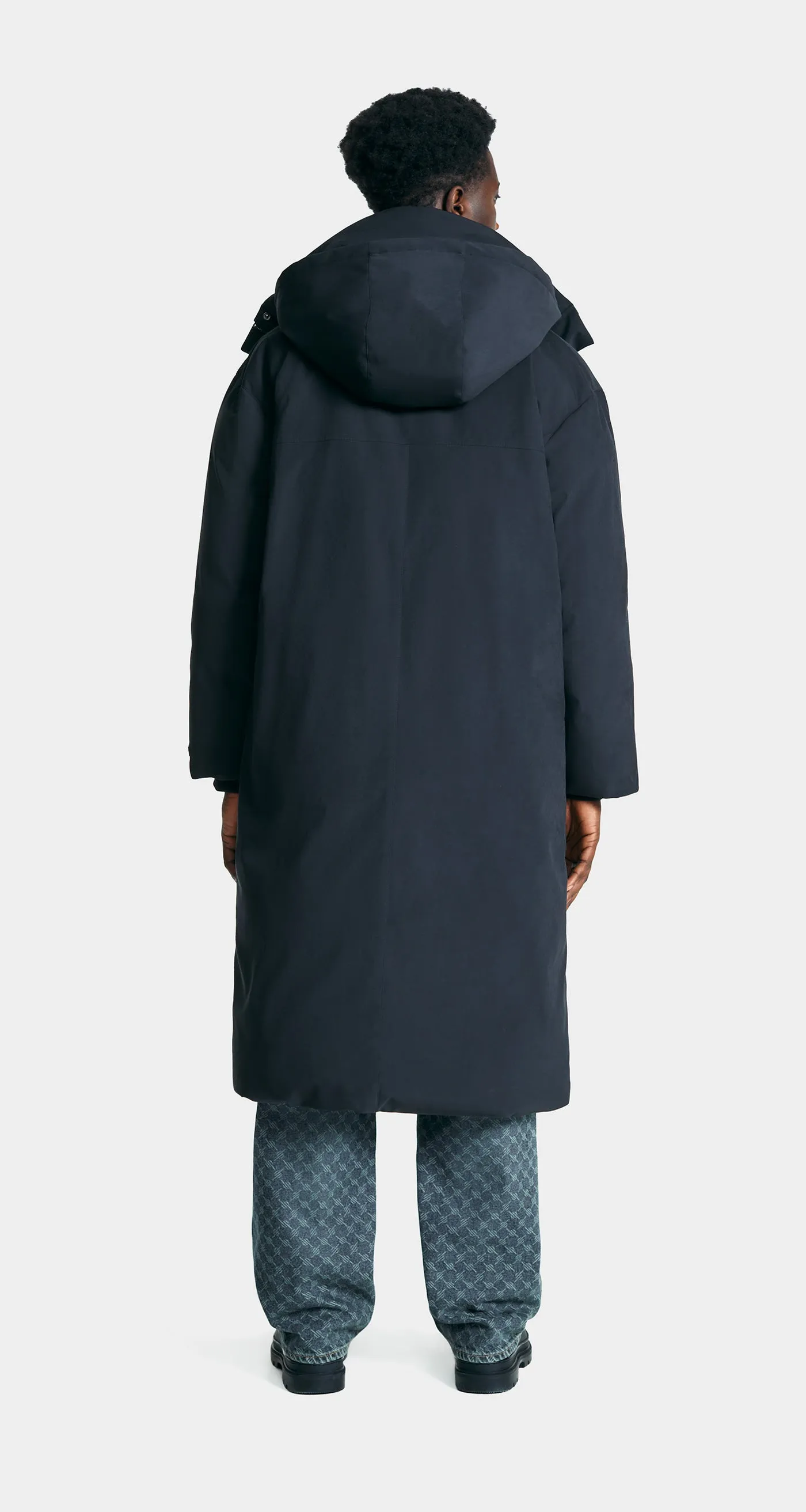 Black Rowa Puffer Coat