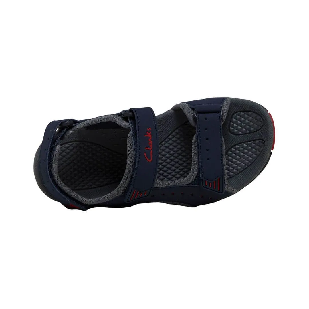 TERRY - NAVY/GREY/RED