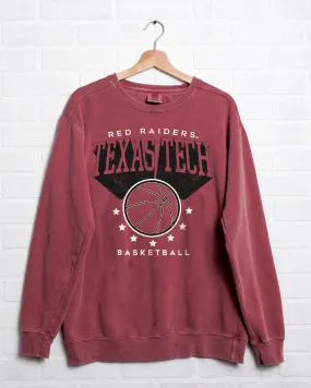 Texas Tech Basketball Pro Red Sweatshirt