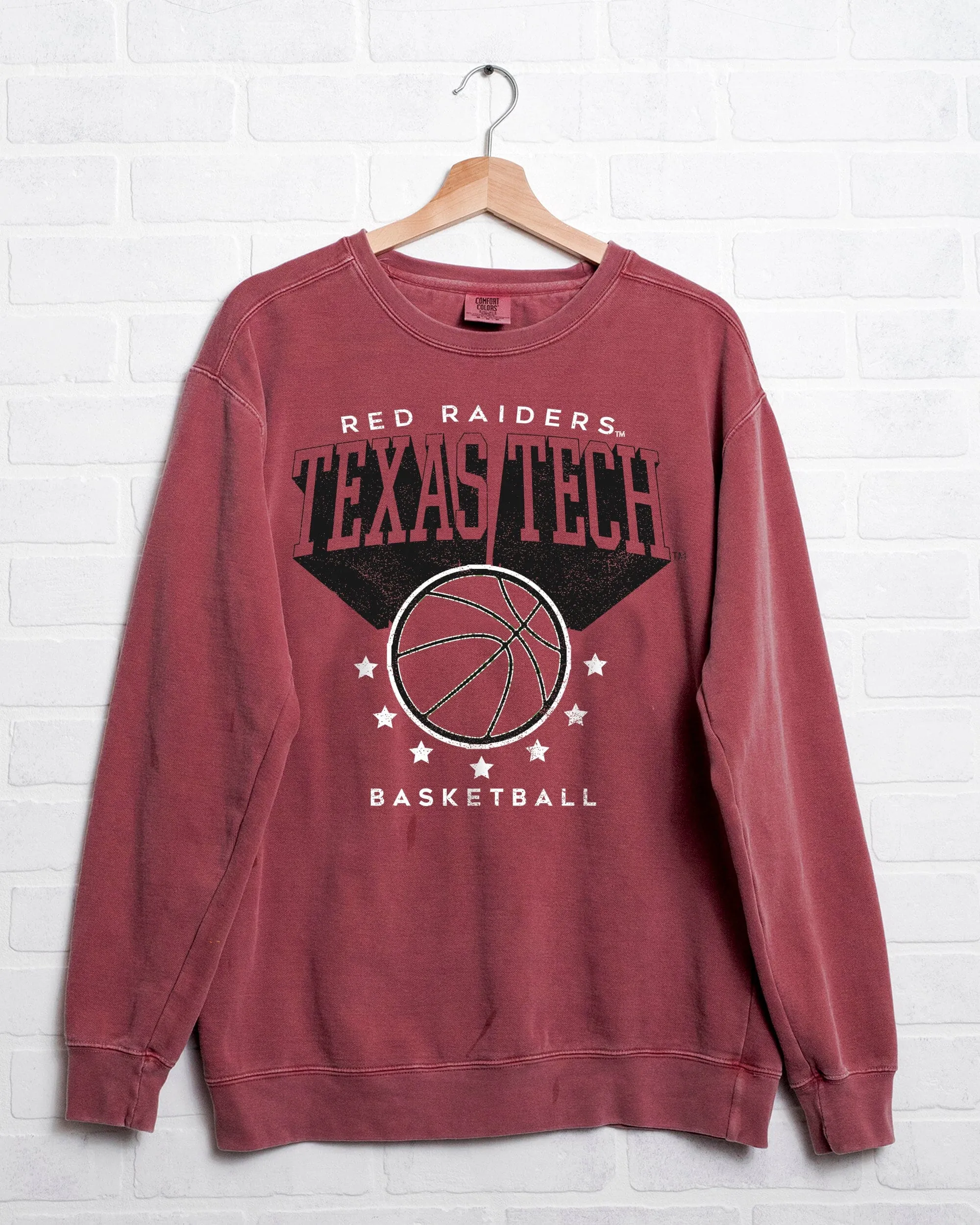 Texas Tech Basketball Pro Red Sweatshirt