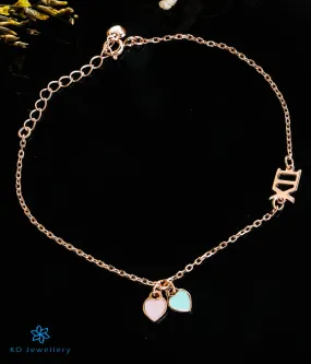 The Inseparable Hearts Silver Rose-gold Bracelet