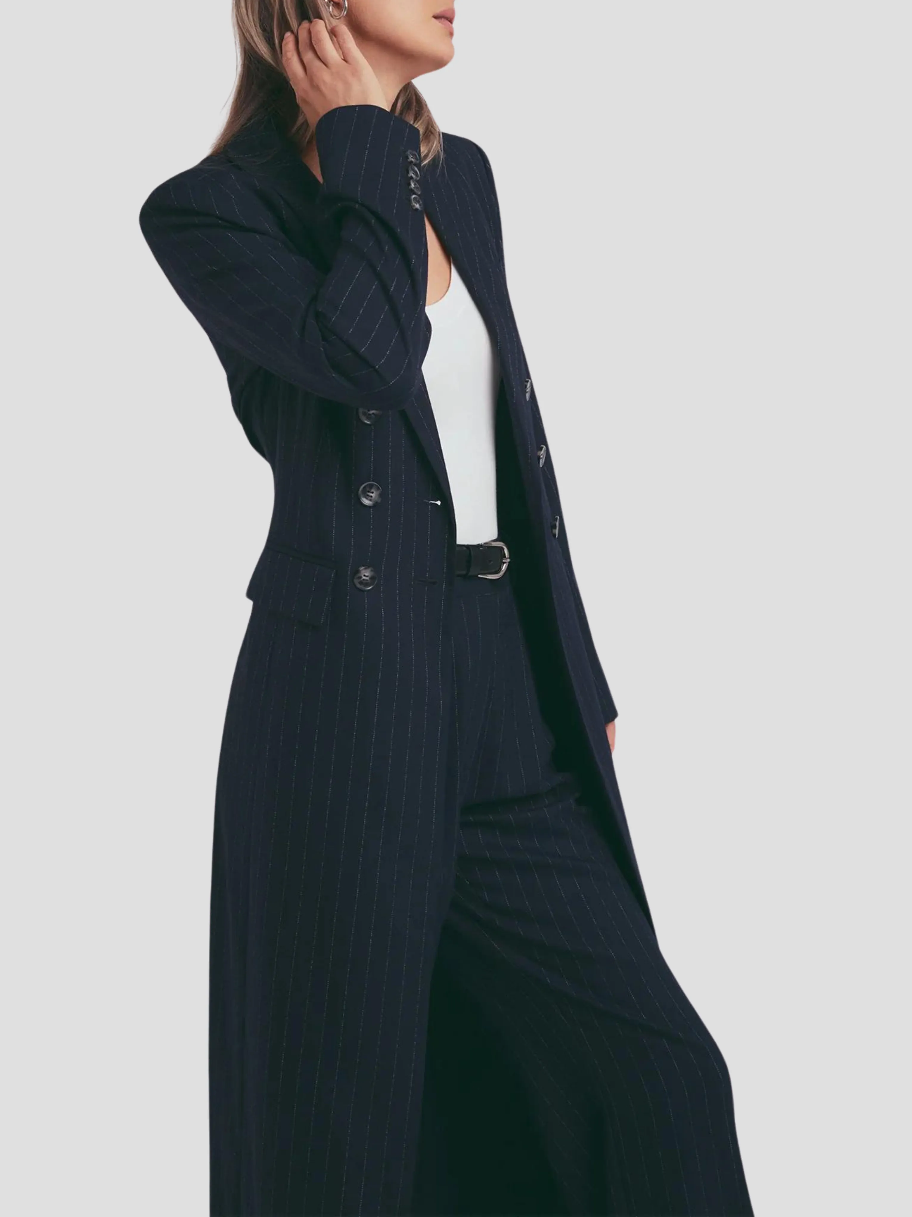 The Simon Coat in Navy