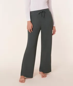 The Wide Leg Pant - Waffle - Dove