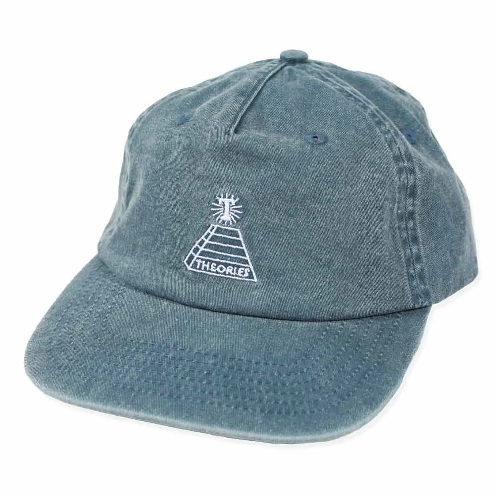 Theories Scribble Strapback Denim Hat Indigo