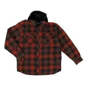 Tough Duck Front Quilted Hooded Flannel Jacket