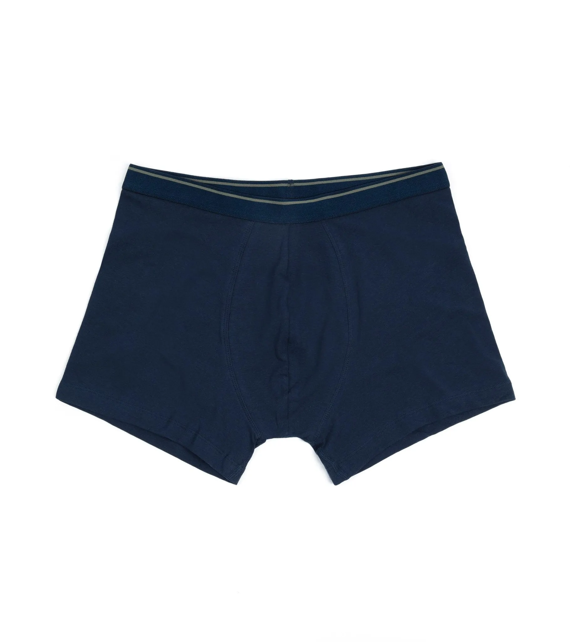 Trunk 2 Pack Organic Cotton Boxer Briefs: Navy