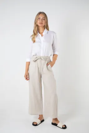 TYLER LINEN PANT - NATURAL