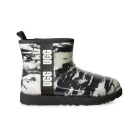 UGG Classic Clear Mini Marble Black Boots - Women's