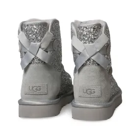 UGG Classic Mini Bow Cosmos Silver Boots - Women's