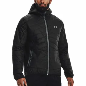 Mens Under Armour Storm ColdGear Reactor Hybrid Jacket - Black Active Wear for Ultimate Warmth and Comfort