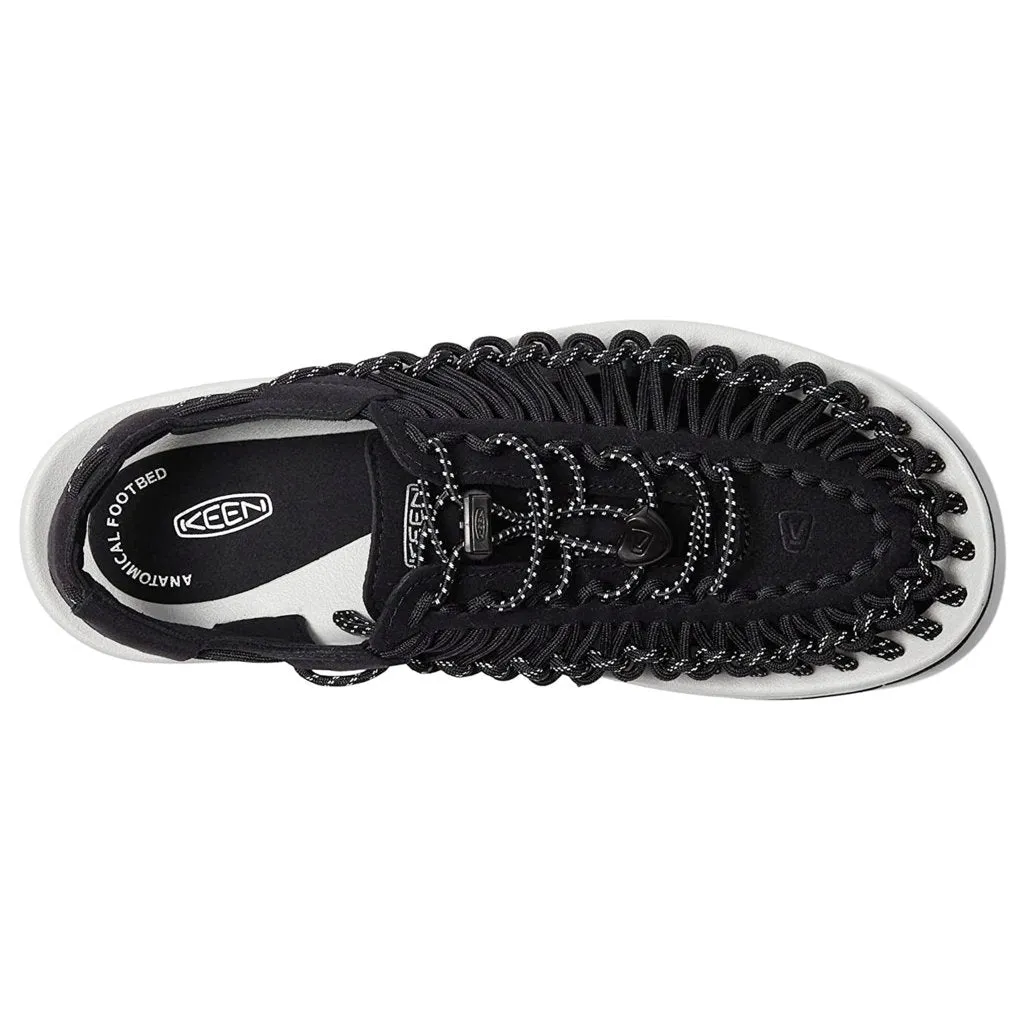 UNEEK Synthetic Textile 2-Cord Monochrome Men's Sandals