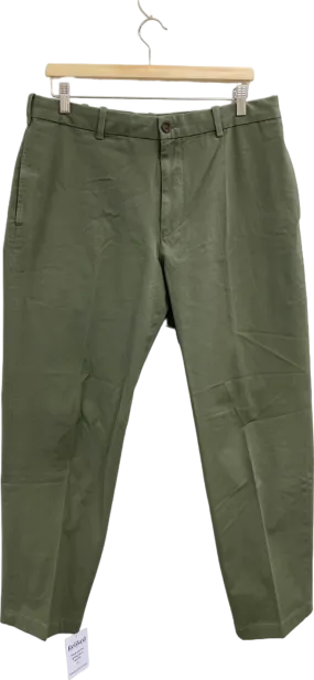 Uniqlo Olive Green Chino Trousers UK W34